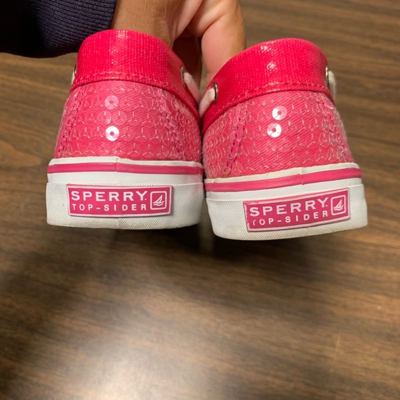 Pink Sequin Sperry - Picture 4 of 7